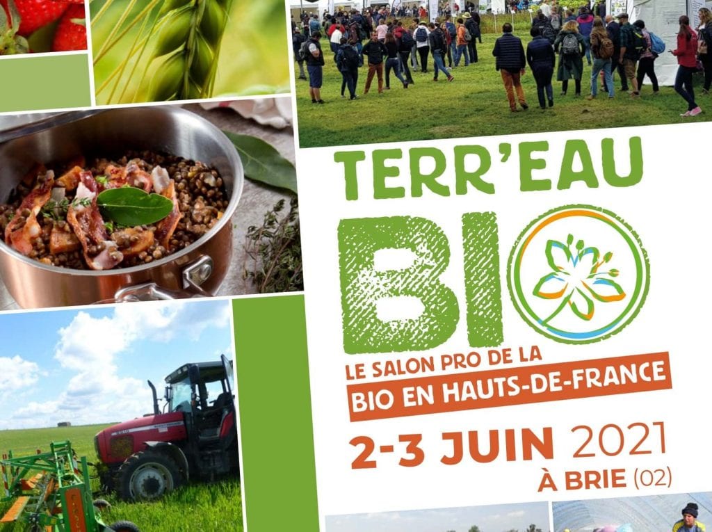 affiche salon Terr'eau Bio 2021 © Bio en Hauts-de-France