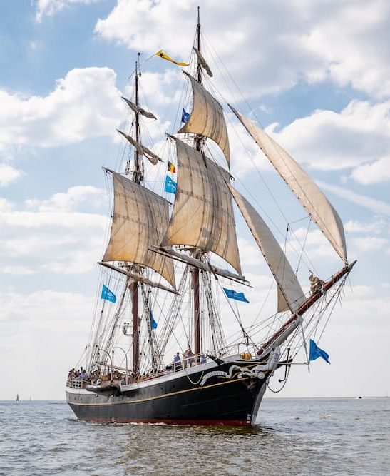 Le Morgenster fait escale à Dunkerque les 27 et 28 mai à l’occasion de la fête de la Mer. © JORN URBAIN.