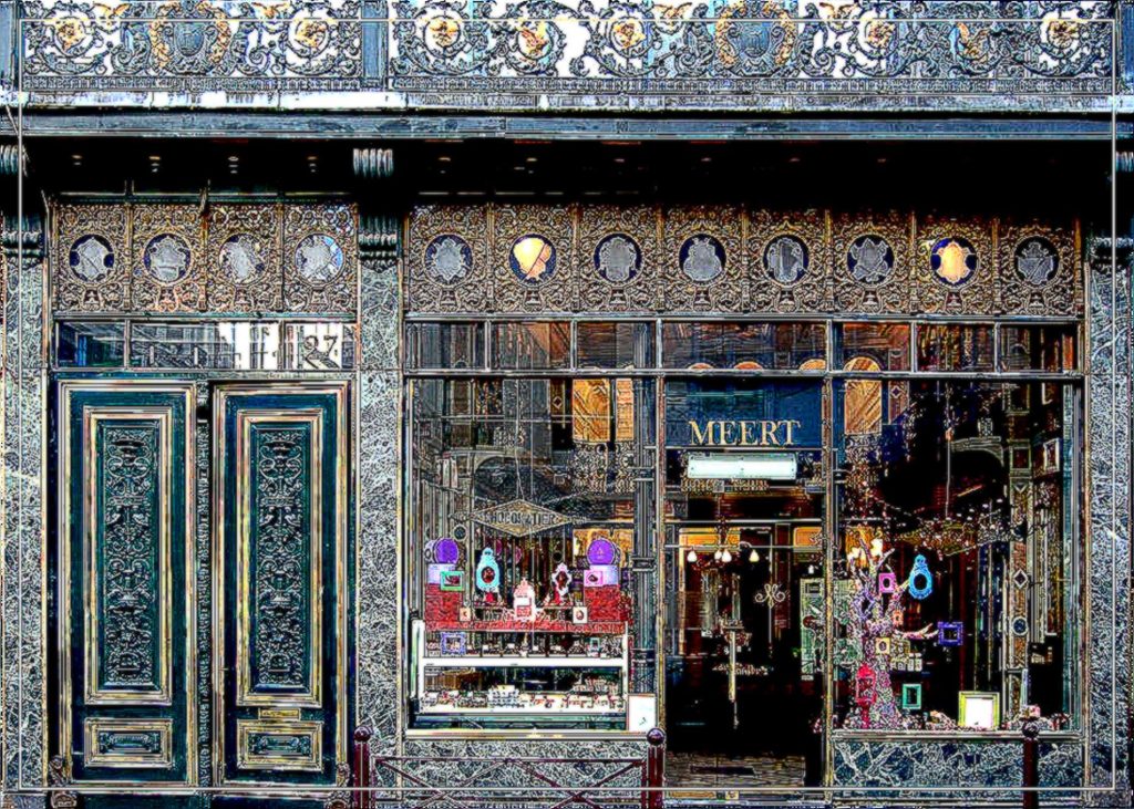 La boutique Méert se situe au 27 rue Esquermoise, à Lille. © Méert