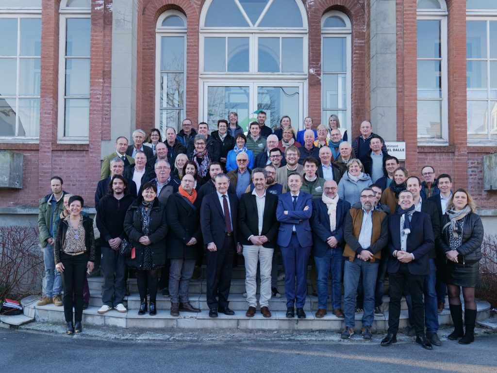 Mardi 4 mars, les nouveaux membres de la chambre d'agriculture interdépartementale du Nord-Pas de Calais élus pour six ans se sont réunis pour leur première session. © Chambre d'agriculture du Nord-Pas de Calais