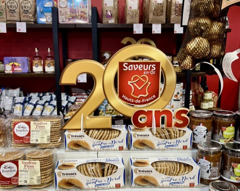 Saveurs en'Or fêtait en 2024 ses 20 ans avec plus de 200 producteurs locaux adhérents. Son logo habille environ 800 produits. © Saveurs en'Or