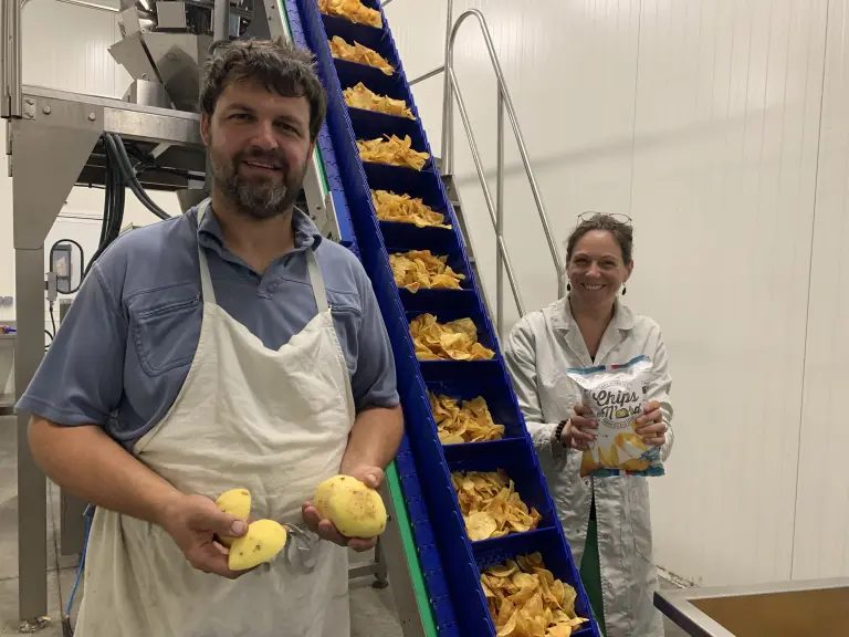 Les chips fermières de Mathilde et David Gozé
